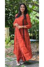 Rusty Terracotta Chanderi Salwar Set