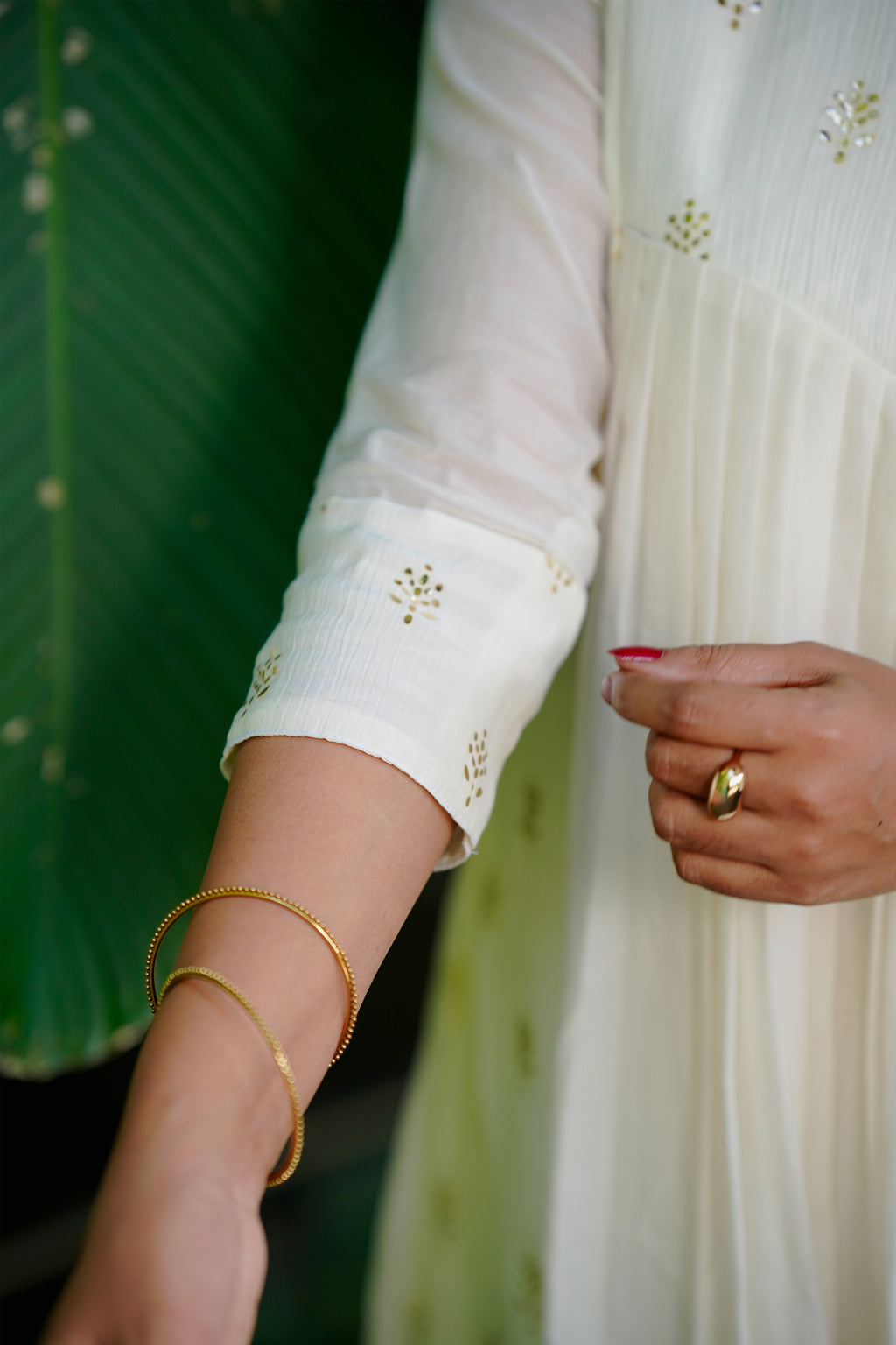 Woven in White
