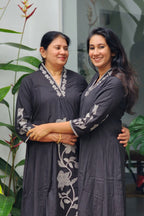 Black cotton salwar set