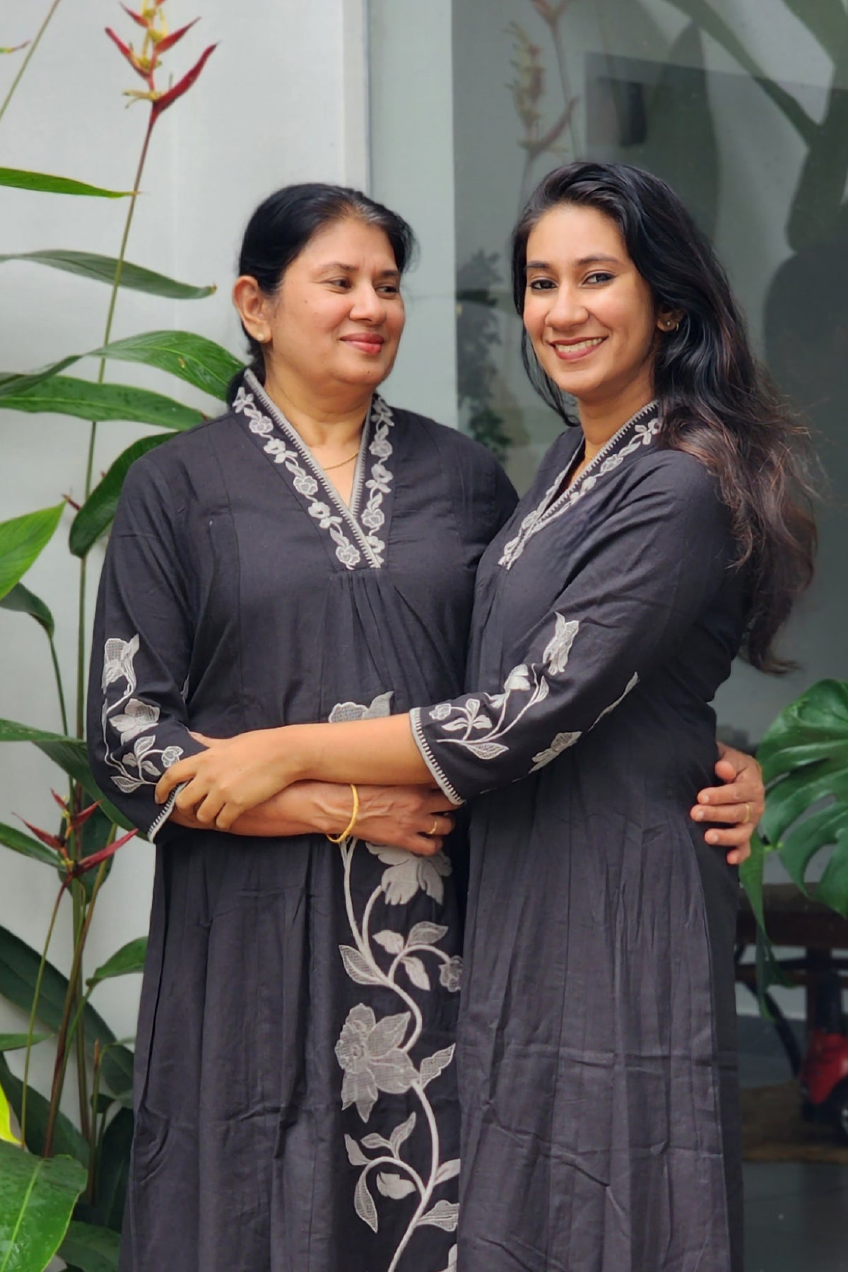 Black cotton salwar set