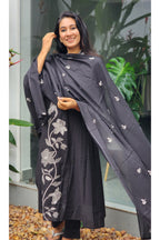 Black cotton salwar set