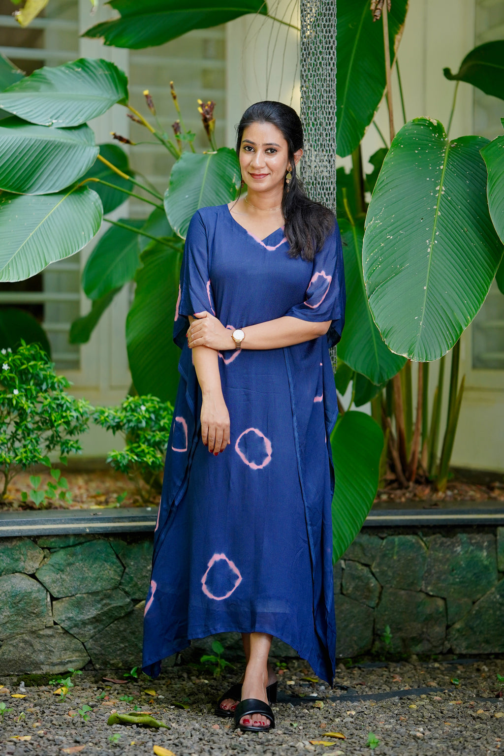 Georgette Tie-Dye Kaftan