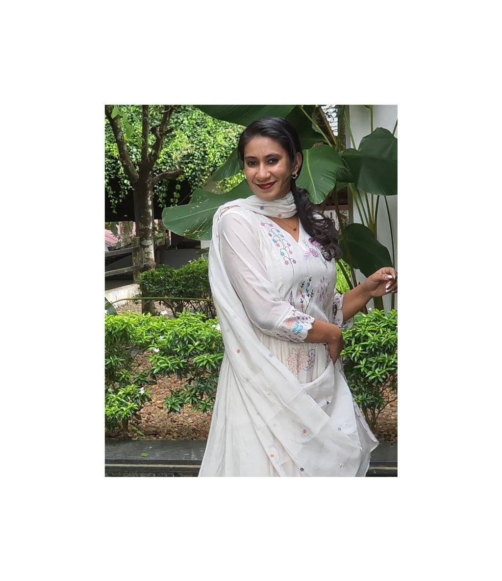 Chanderi salwar set